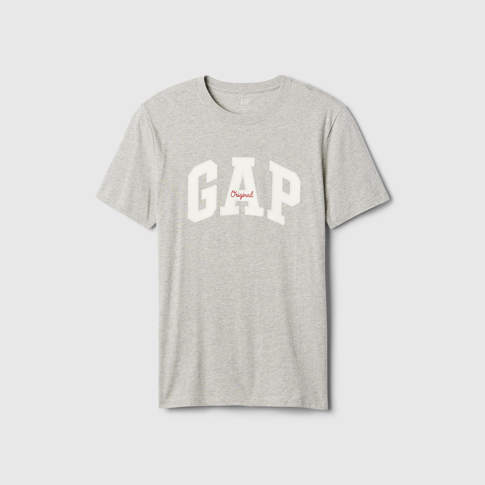 Férfi pólók GAP Logo Tee Heather Grey
