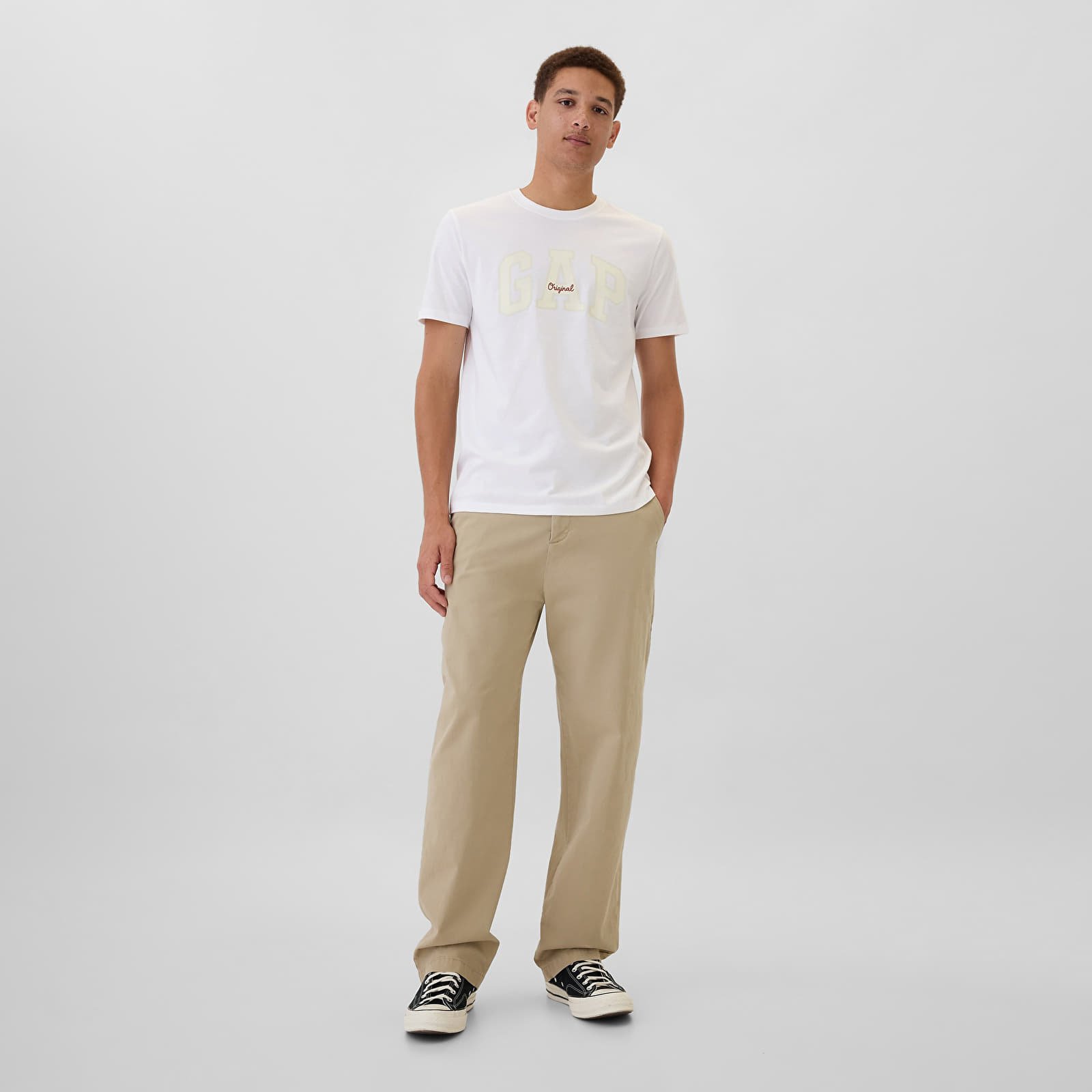 Camisetas hombre GAP Logo Tee Optic White