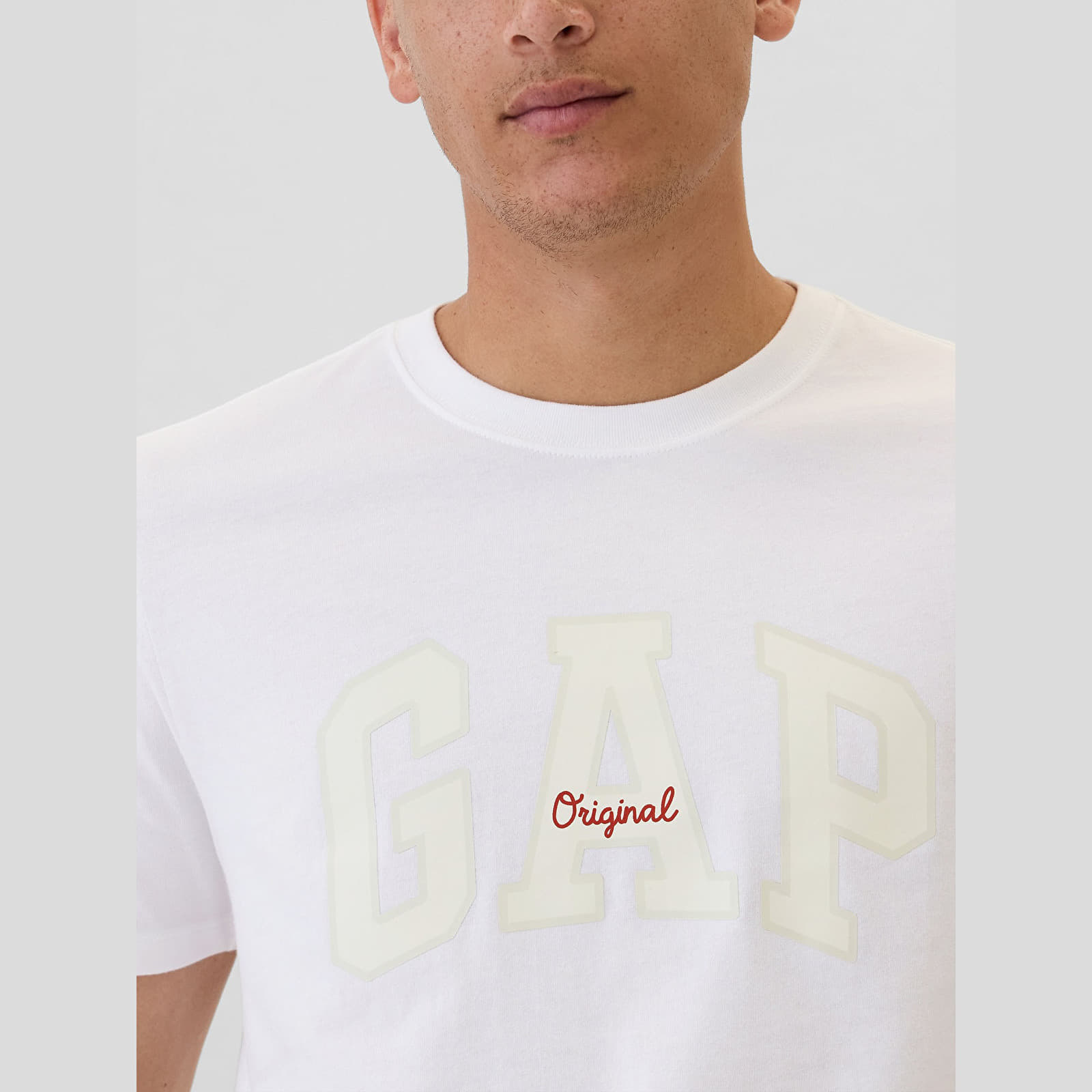 Camisetas hombre GAP Logo Tee Optic White