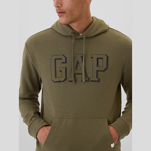 Olive green gap hoodie discount