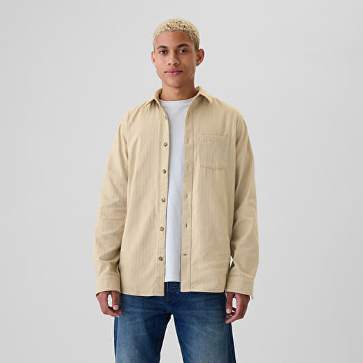 GAP Flannel  Shirt Khaki