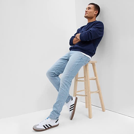 Džíny GAP Denim Pants Slim Taper Light Wash