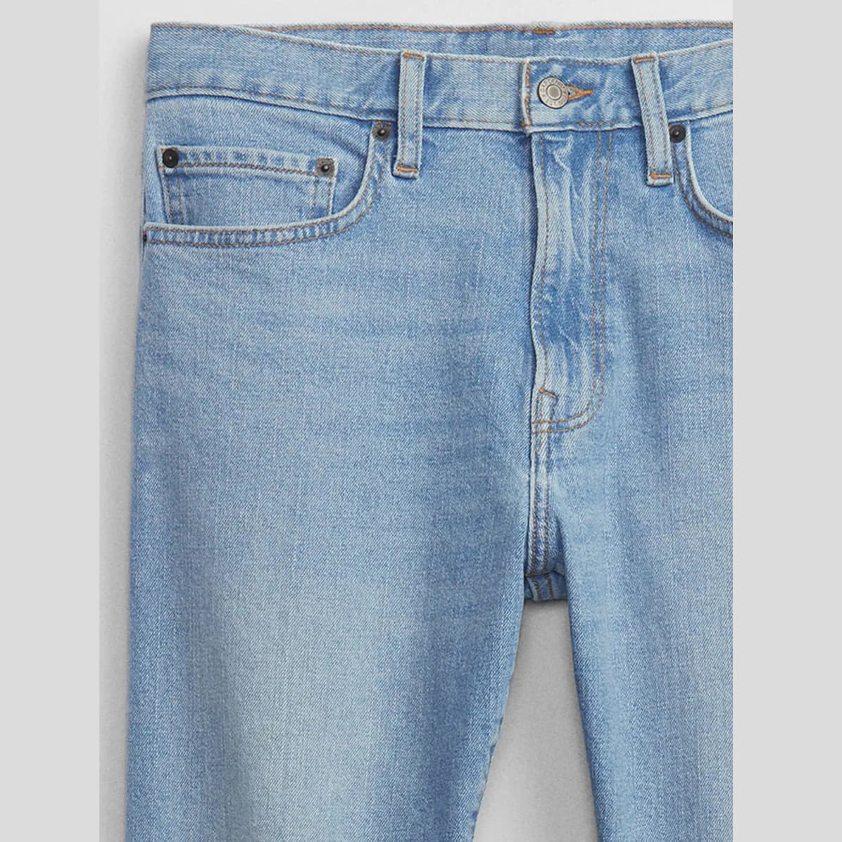 Jeans GAP Denim Pants Slim Taper Light Wash