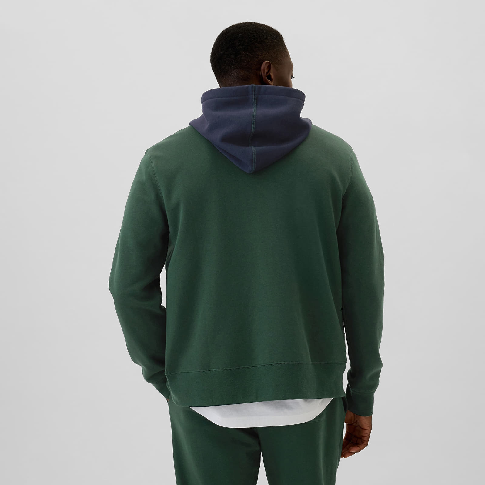 Men's sweatshirts GAP Logo Fullzip Hoodie Essex Green