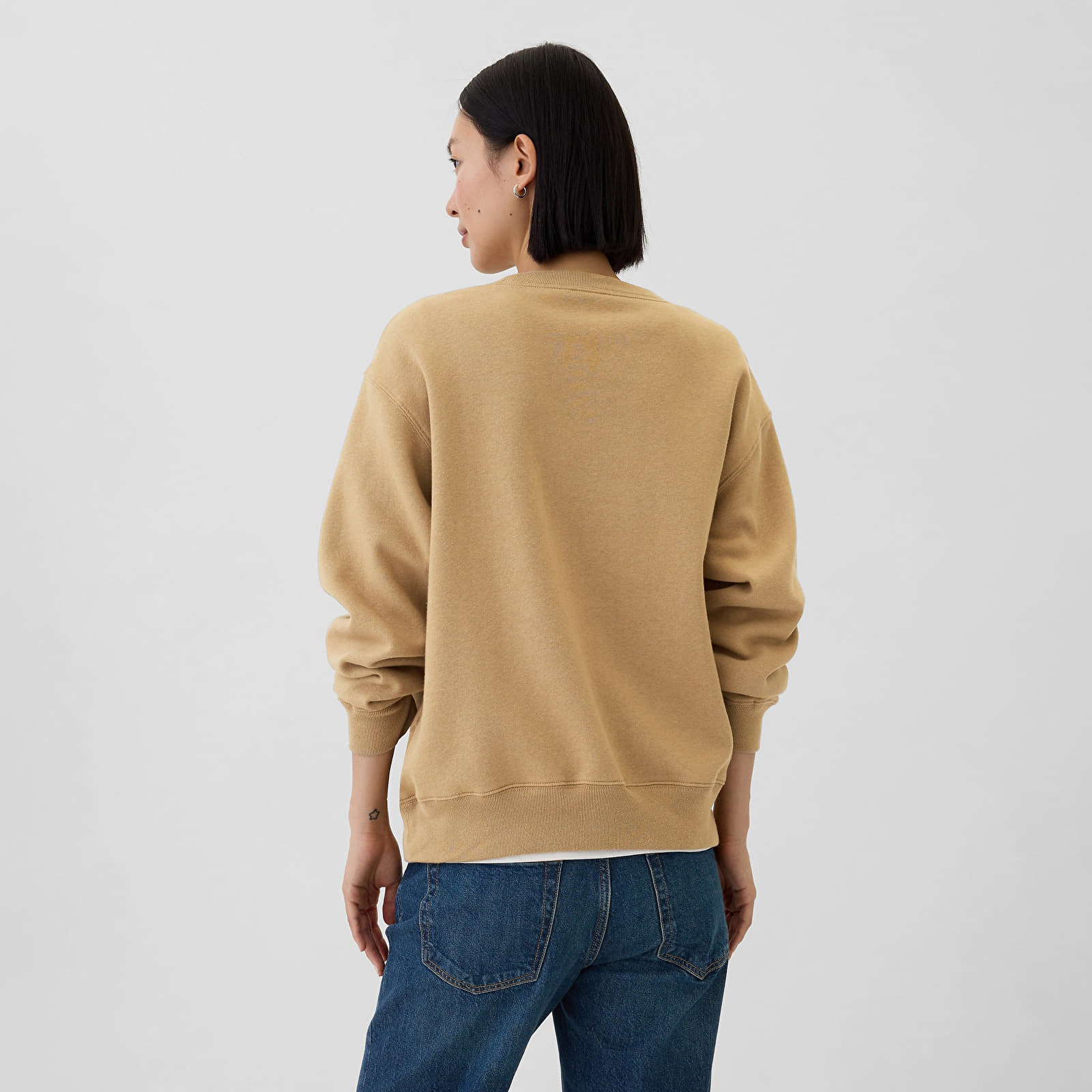 Sudaderas de mujer GAP Logo Crew Mojave