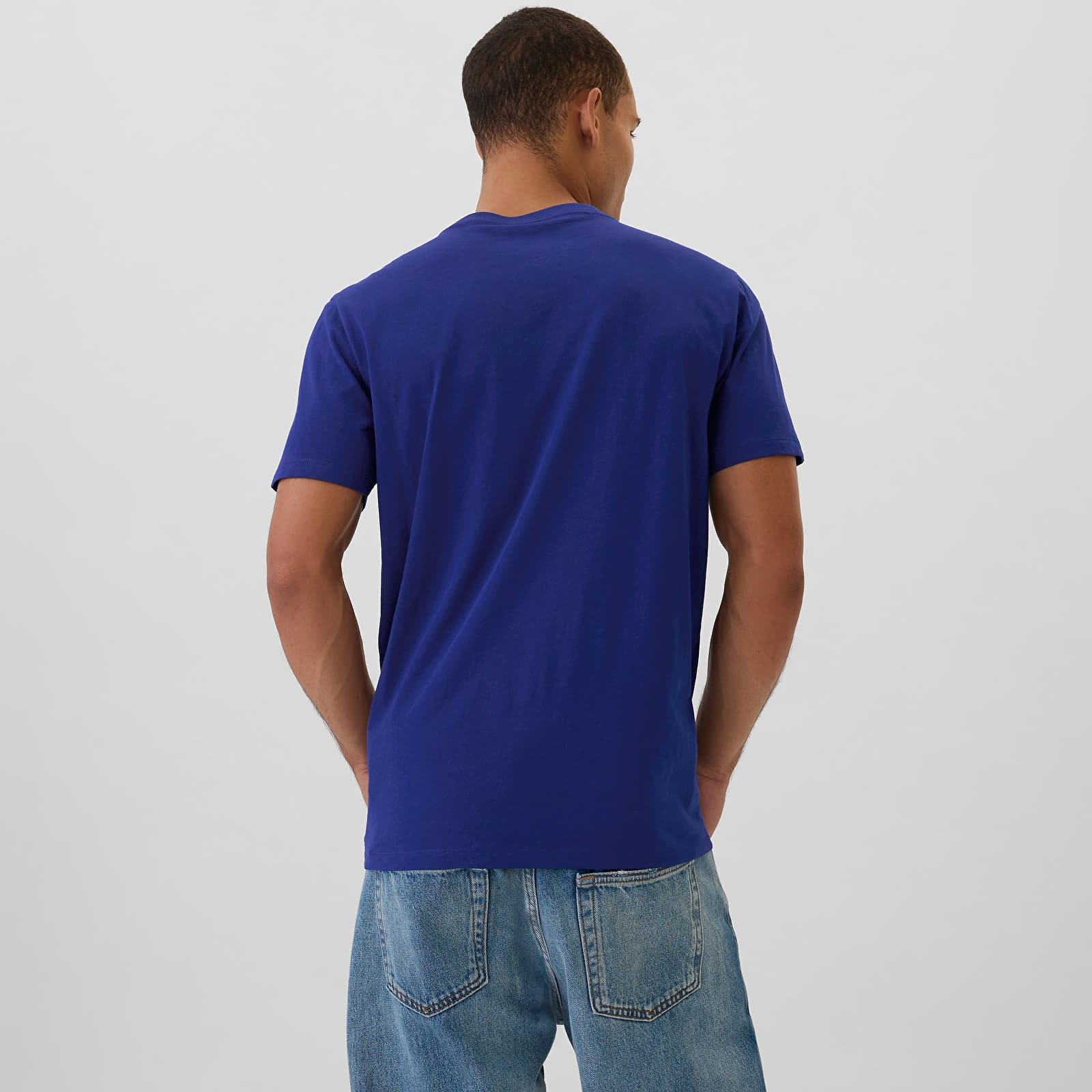 Men's T-shirts GAP Logo New Arch Tee Bellwether Blue