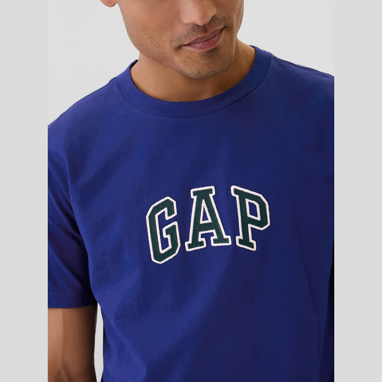 Men's T-shirts GAP Logo New Arch Tee Bellwether Blue