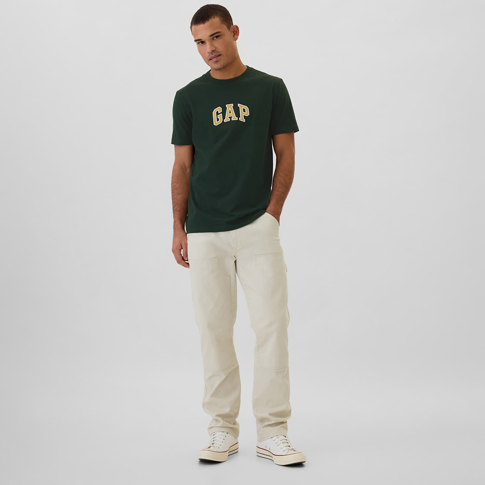 Men's T-shirts GAP Logo New Arch Tee Essex Green