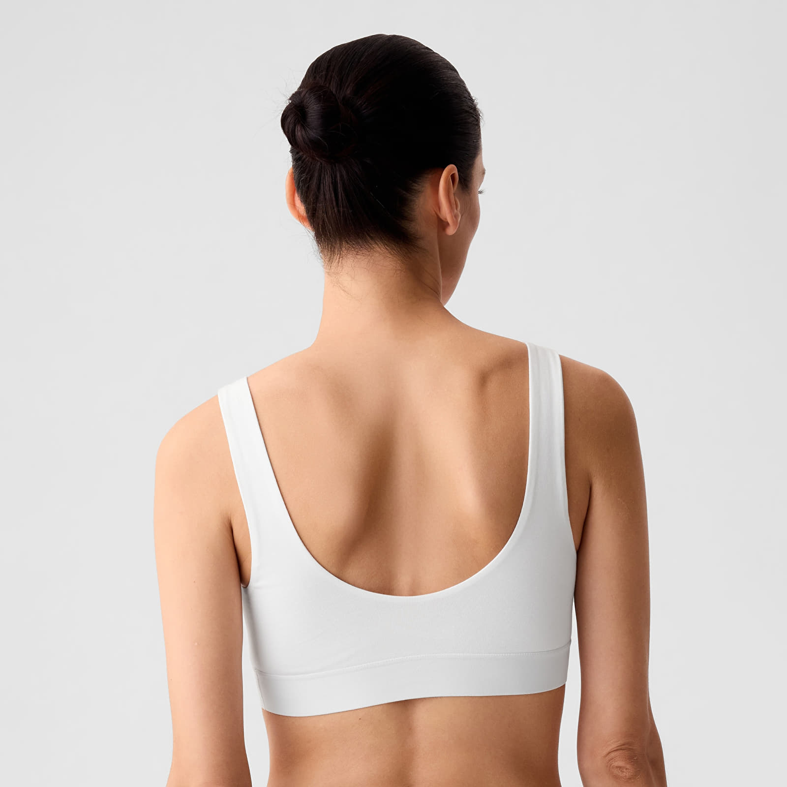 BHs GAP Logo Bralette Optic White