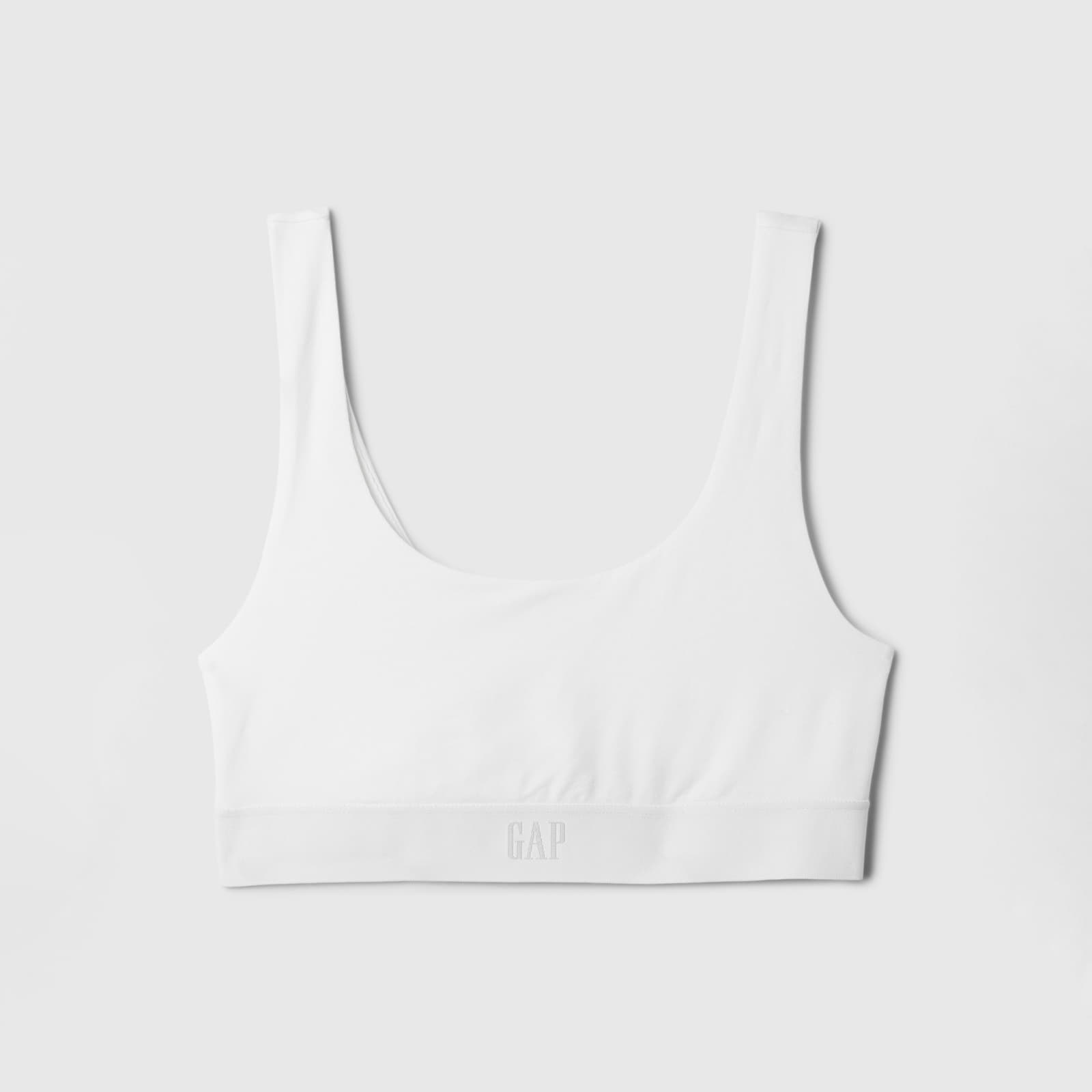 BHs GAP Logo Bralette Optic White