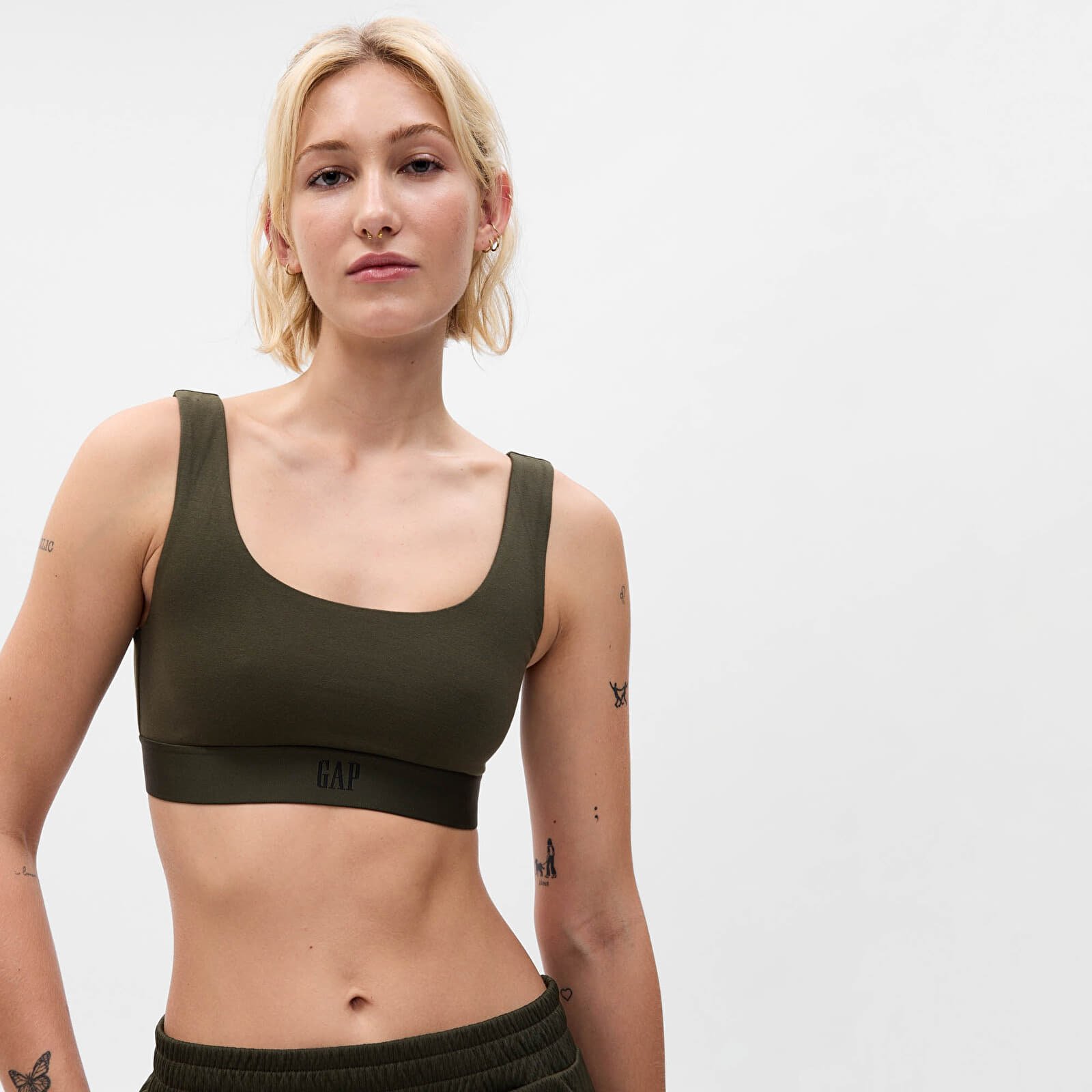 BHs GAP Logo Bralette Mistletoe