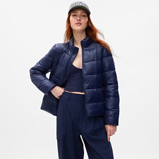 GAP Logo Puffer Jacket Navy Uniform