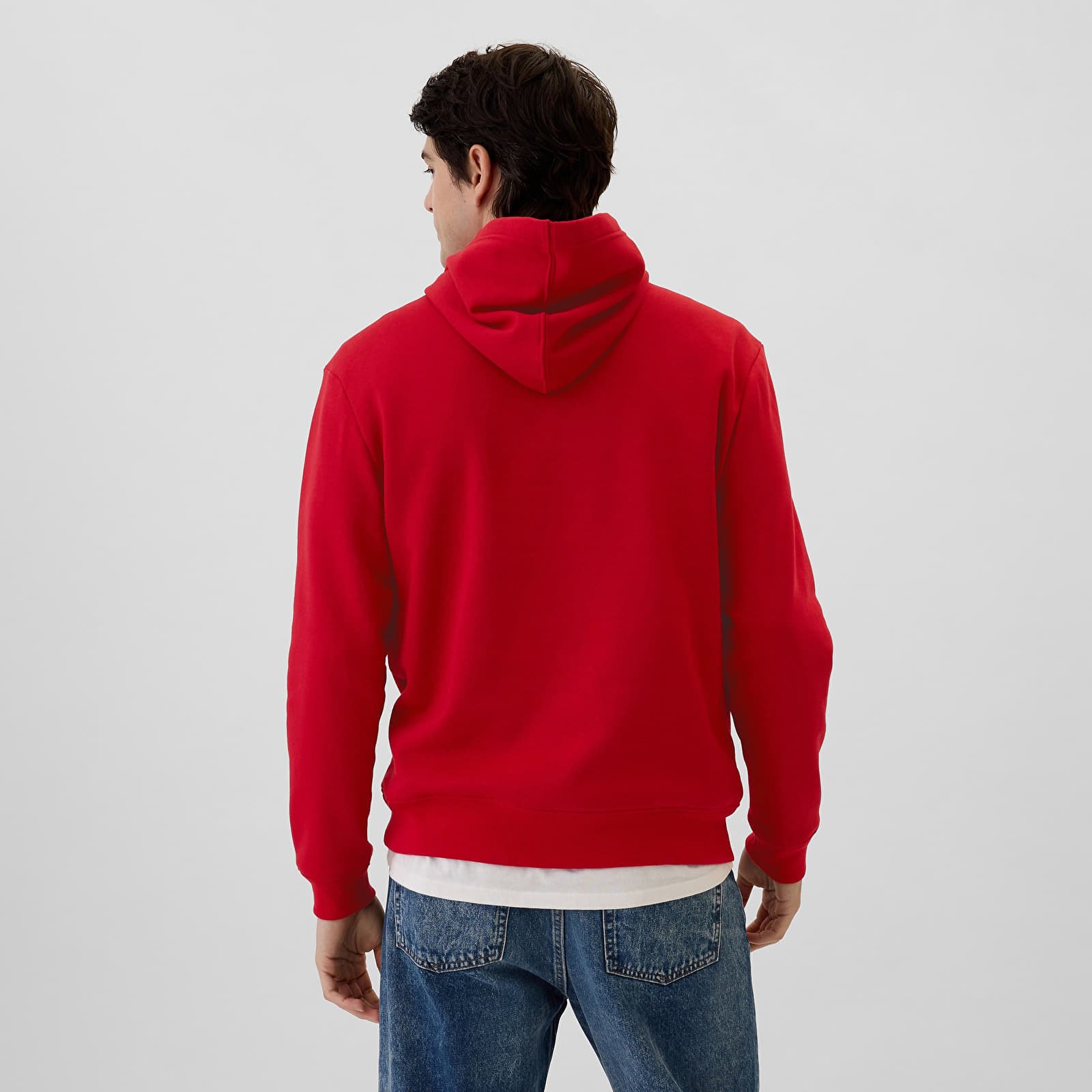 Ανδρικά φούτερ GAP Logo Pullover Hoodie Red Apple