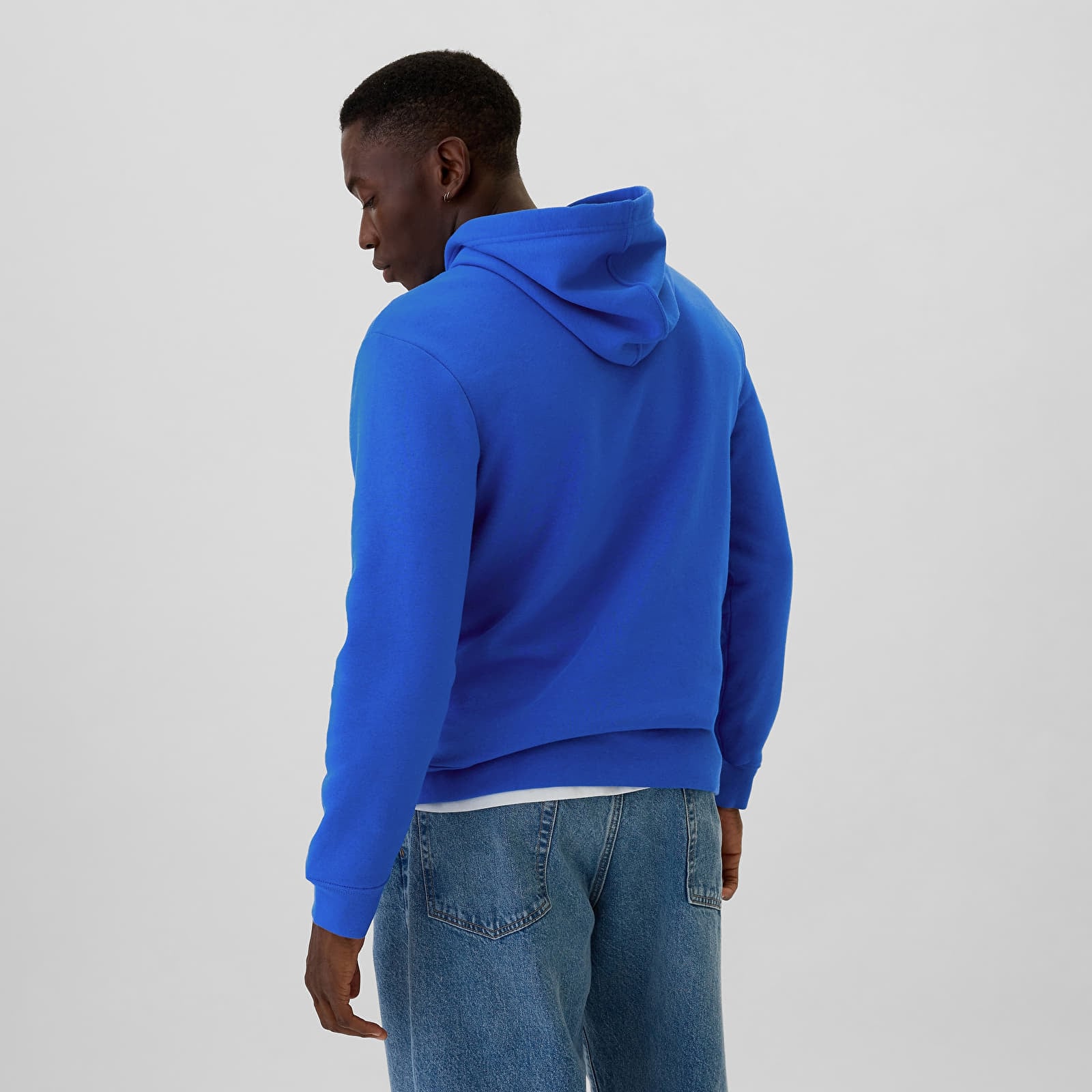 Men's sweatshirts GAP Logo Pullover Hoodie Radiant Blue