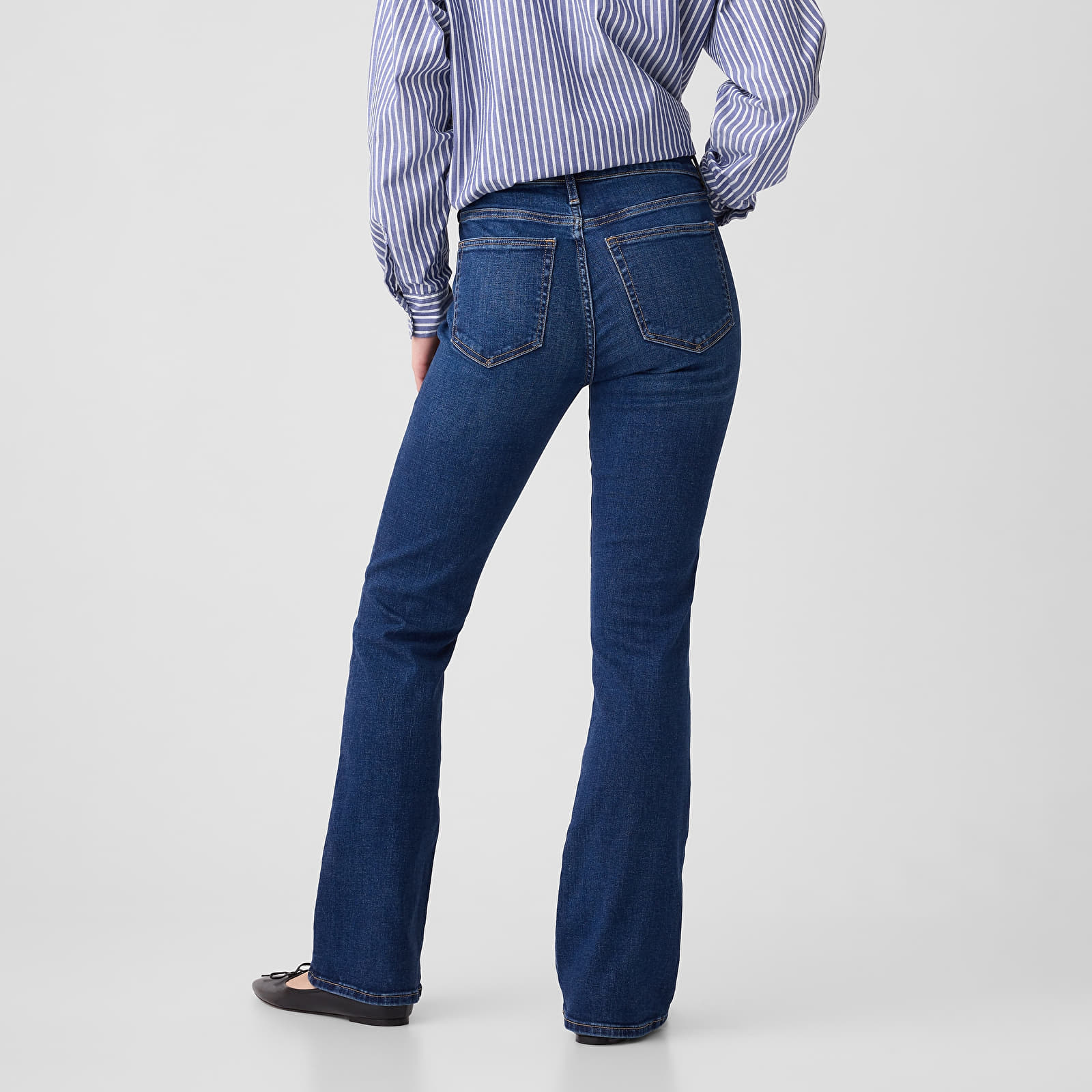 Dames jeans GAP Denim Pants Boot Medium Wash