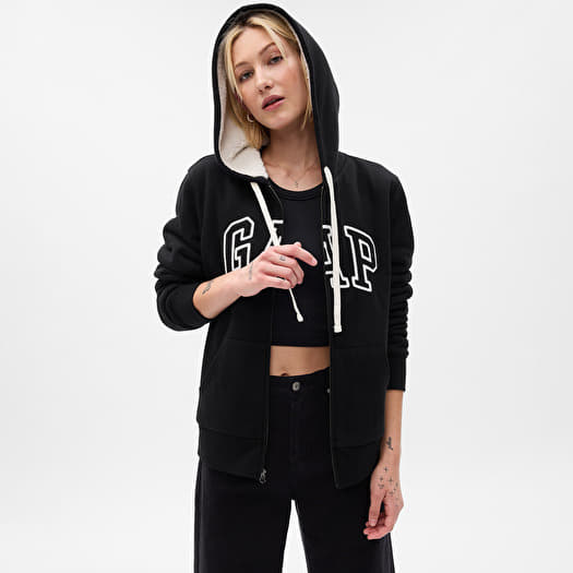 Gap sherpa hoodie women's shop