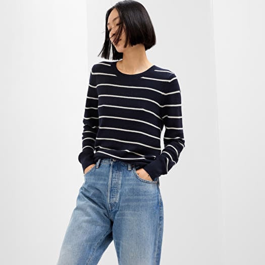 GAP Bella Crew Navy Stripe