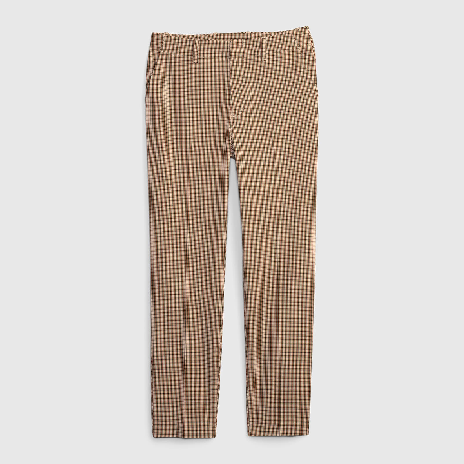Παντελόνια GAP Suiting Trousers Brown Plaid 2