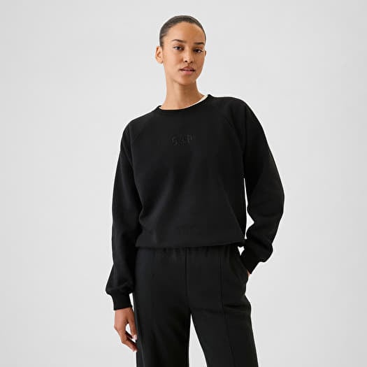 GAP Pullover Crew Black Logo