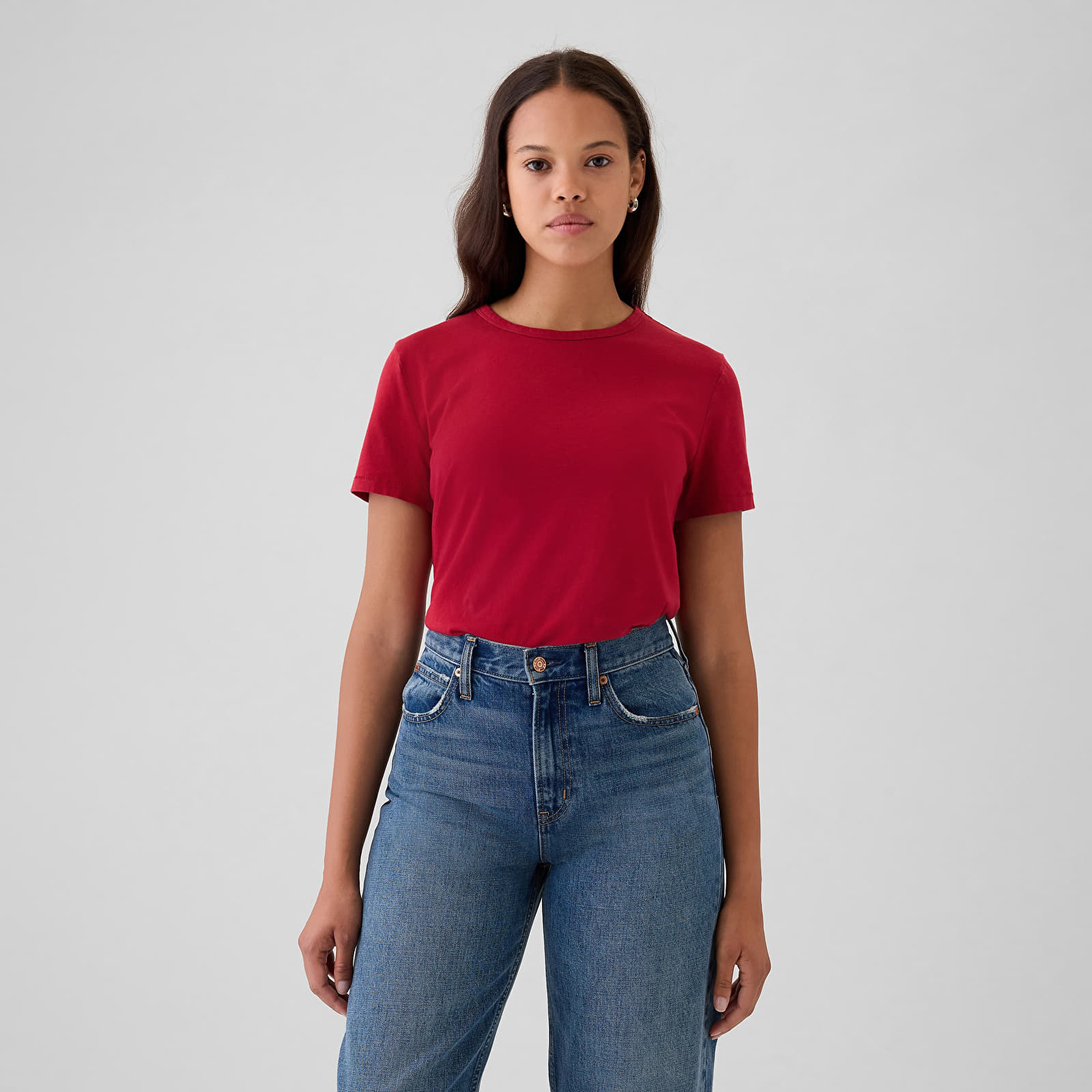 T-Shirts Frau GAP Shortsleeve Vneck Sled