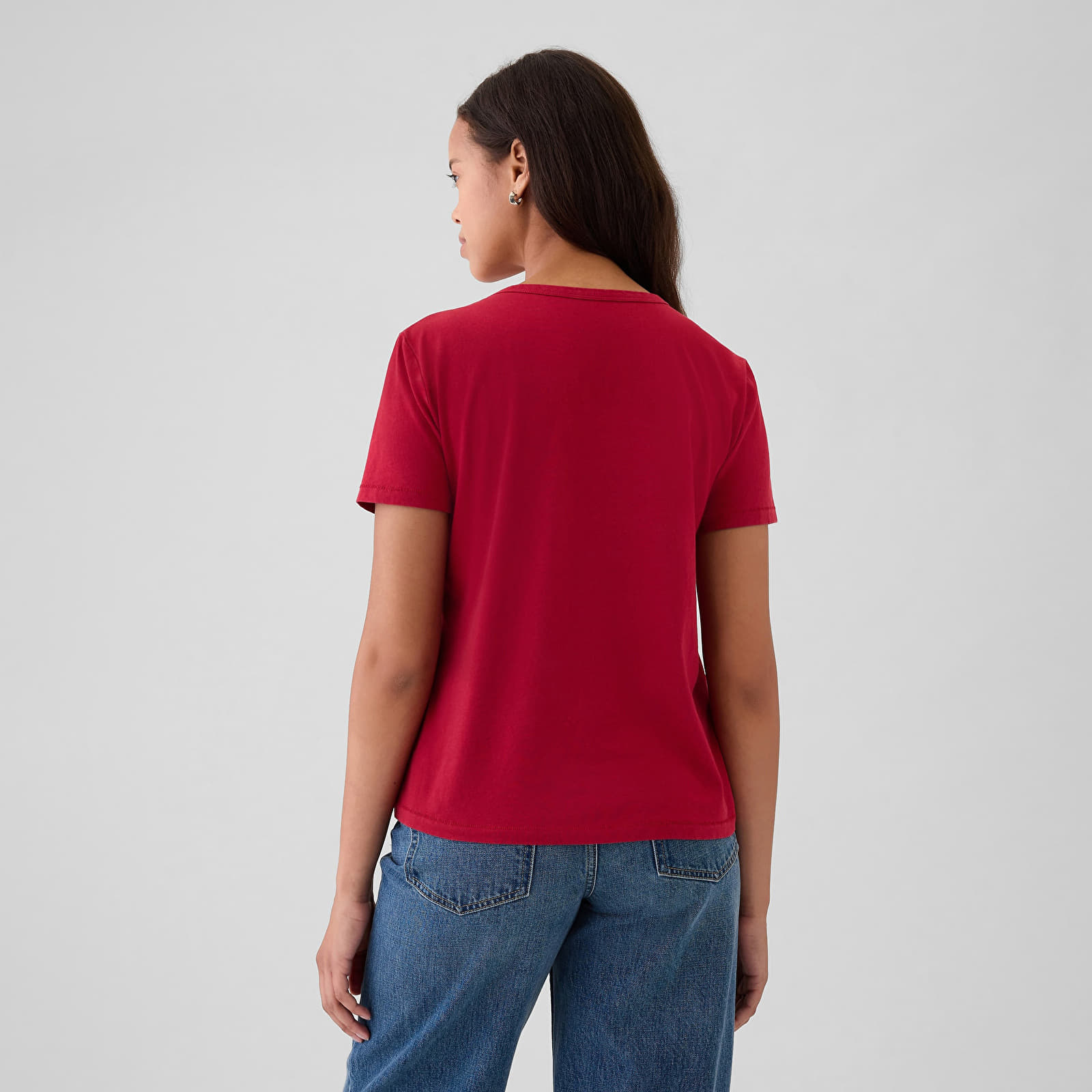 T-Shirts Frau GAP Shortsleeve Vneck Sled