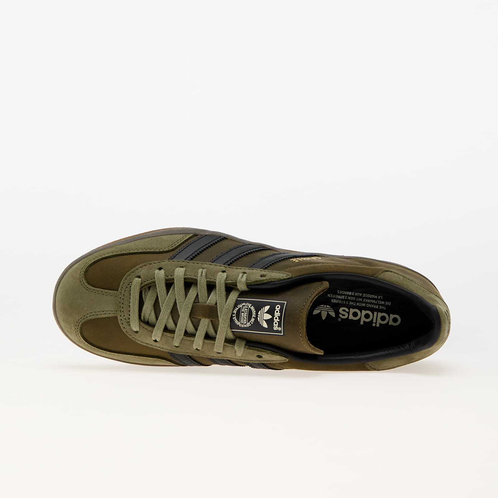 Pánské tenisky a boty adidas Gazelle Indoor Focus Olive/ Core Black/ Gum5