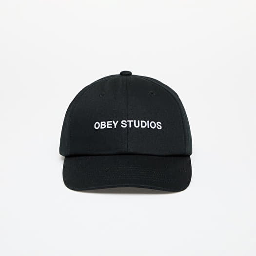 Kapa OBEY Studios Twill 6 Panel Cap Black