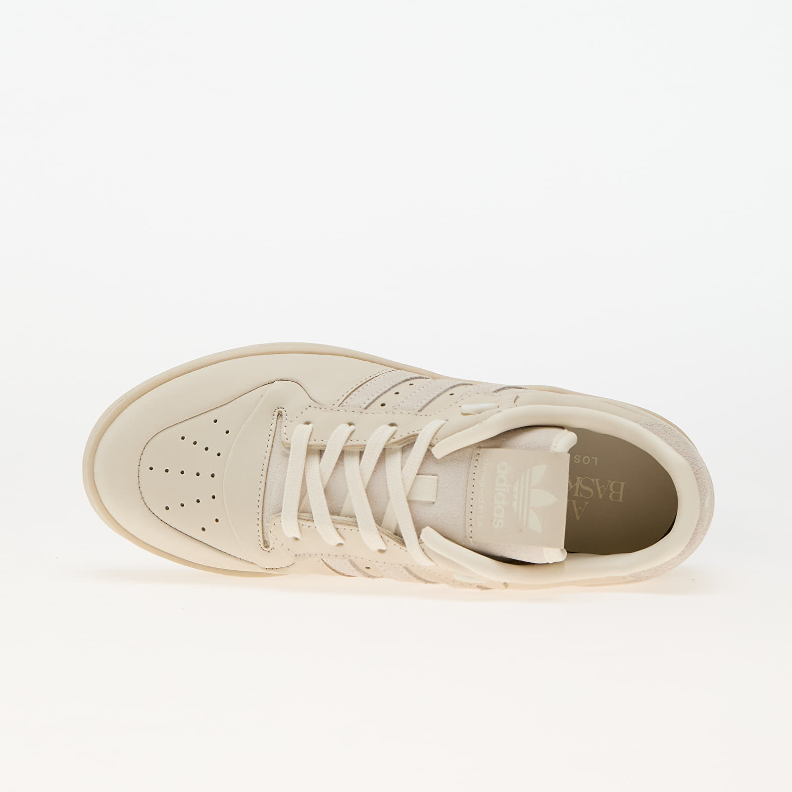 Women's sneakers and shoes adidas Rivalry Lux Low W Cream White/ Cream White/ Aluminium