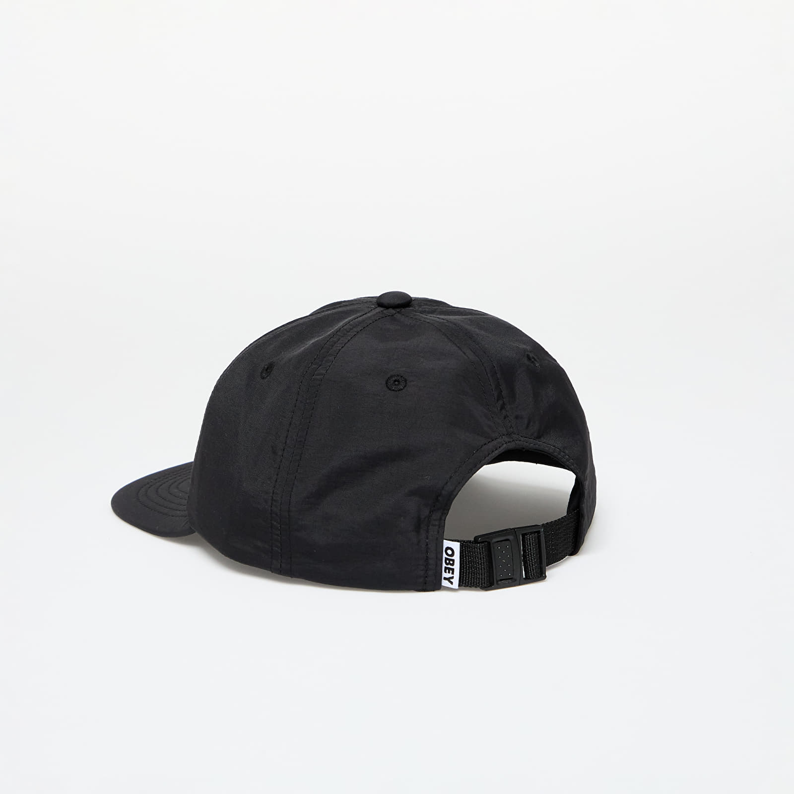 Gorras OBEY Lowercase Nylon 6 Panel Strapback Black