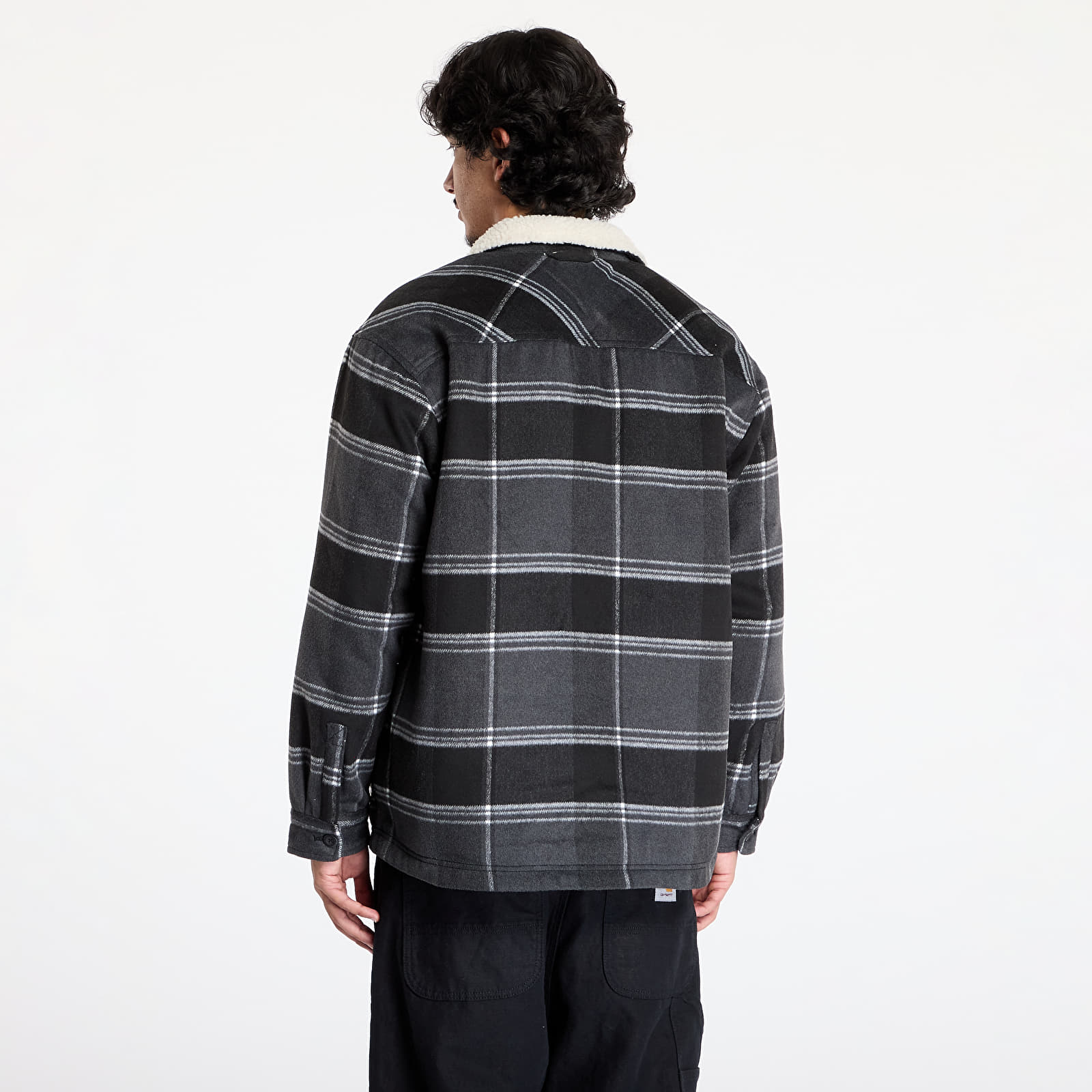 Overshirts Tommy Jeans Check Sherpa Overshirt Black Check