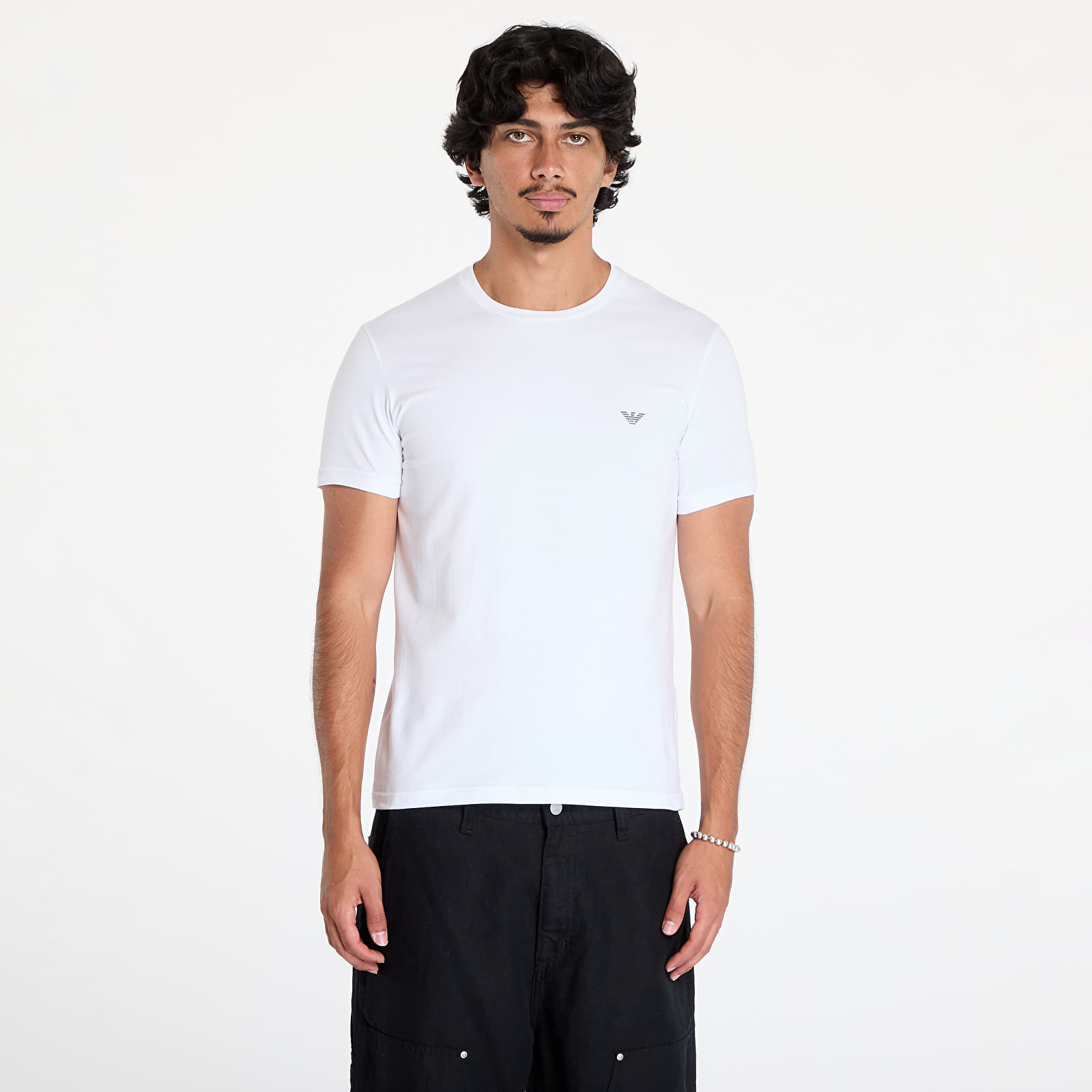 Majice EA7 Emporio Armani Men's Knit T-Shirt 2-Pack Nero/ Bianco