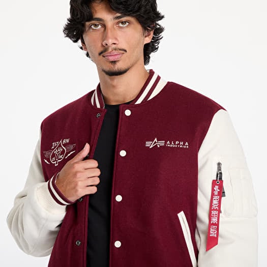 Alpha industries varsity jacket on sale