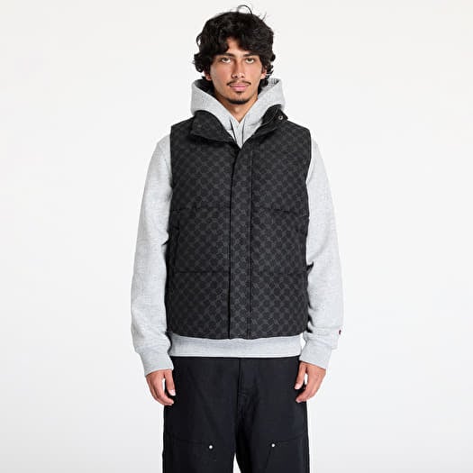 Daily Paper Pondo Cotton Monogram Bodywarmer Black