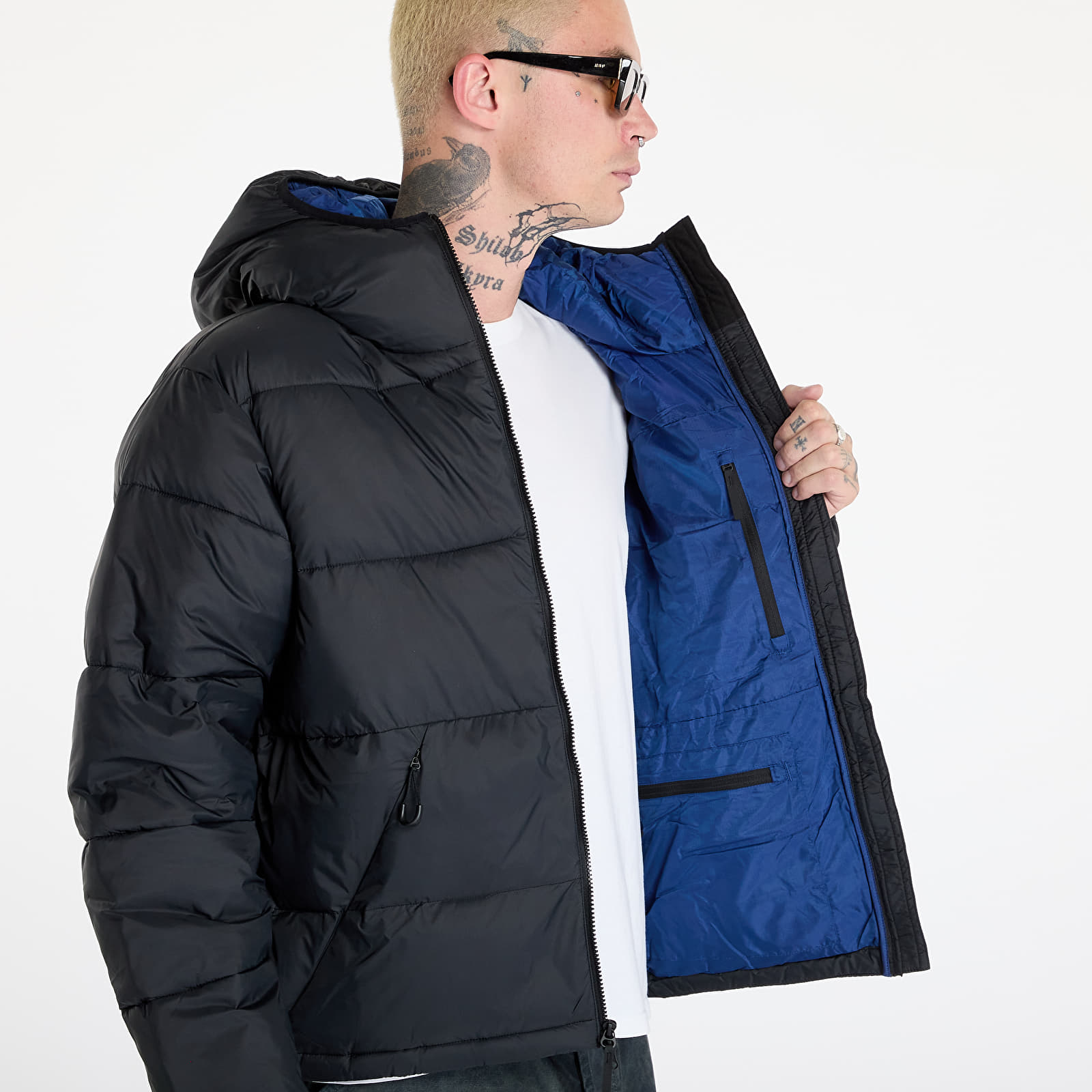 Herrenjacken OBEY Stratus Puffer Black