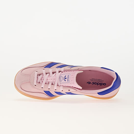 adidas Gazelle Indoor W Clear Pink/ Lucid Blue/ Gum | Queens