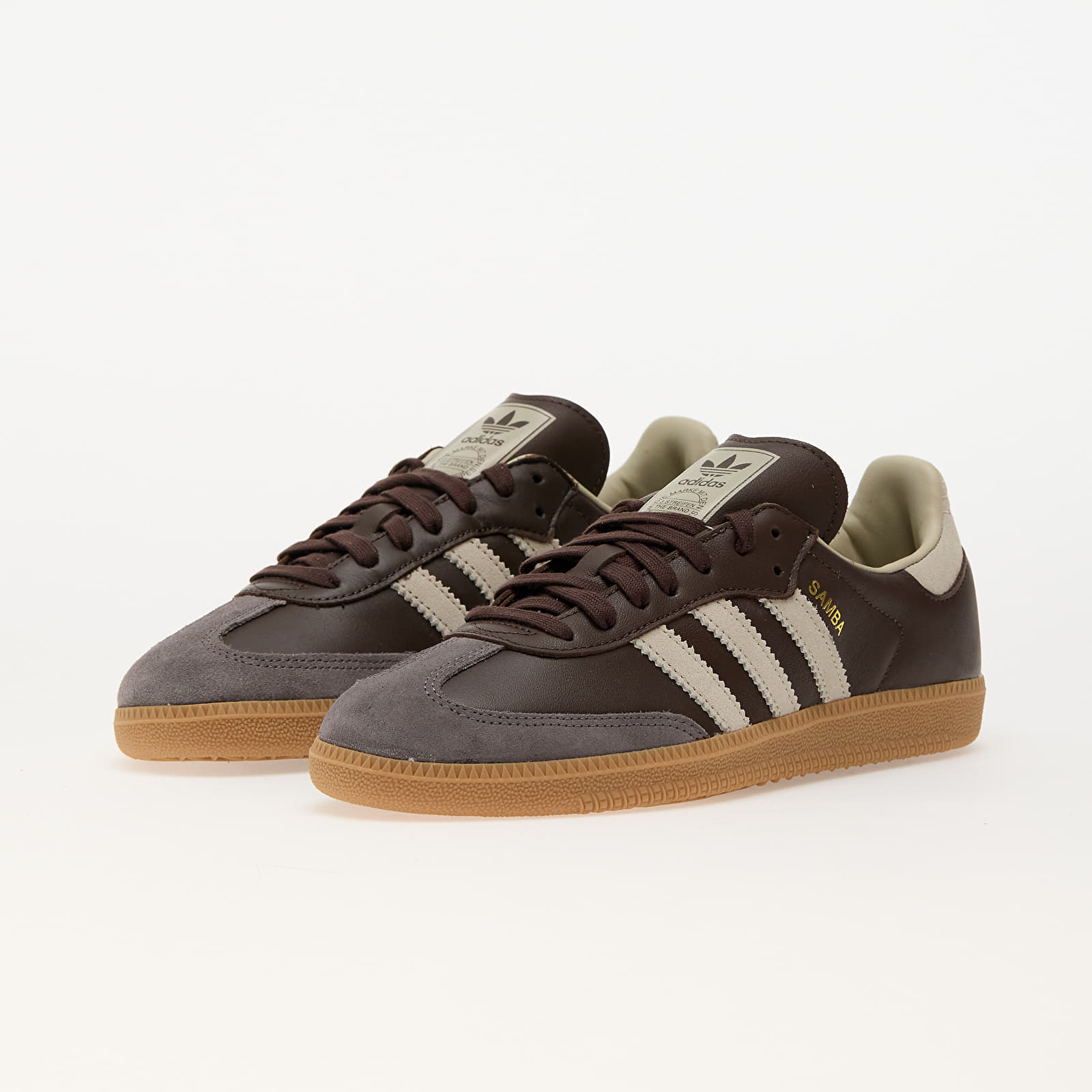Meeste tossud ja kingad adidas Samba Og Bright Wonder/ Putgre/ Gold Metallic