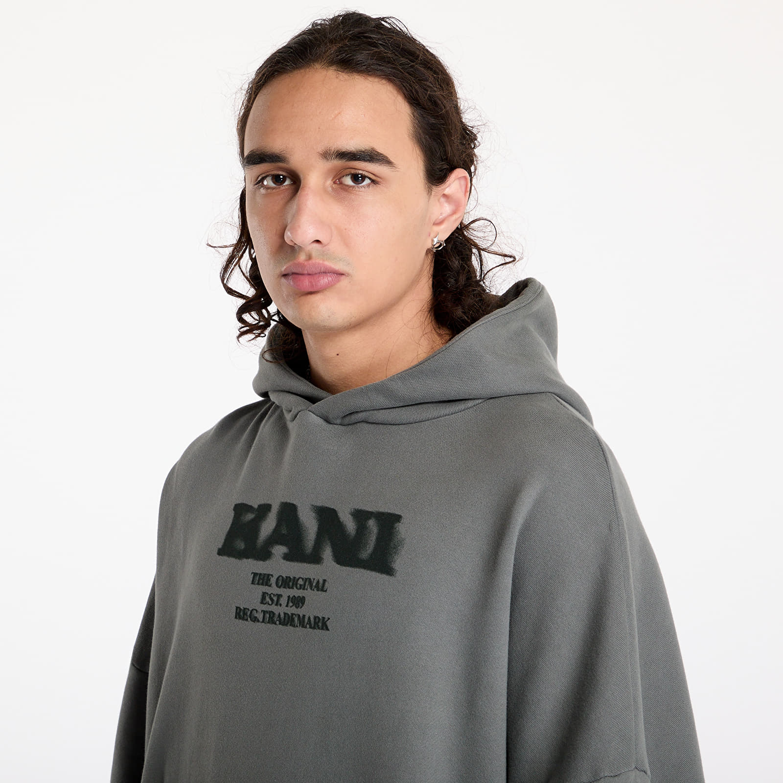 Sweatshirts Karl Kani Retro Sprayed OS Hoodie Anthracite