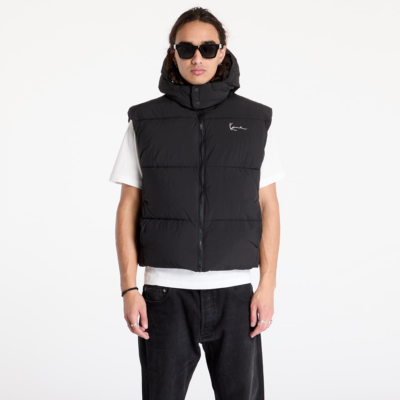 Westen Karl Kani Small Signature Puffer Vest Black
