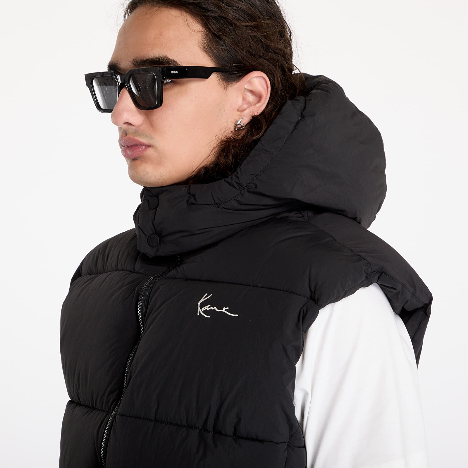 Westen Karl Kani Small Signature Puffer Vest Black