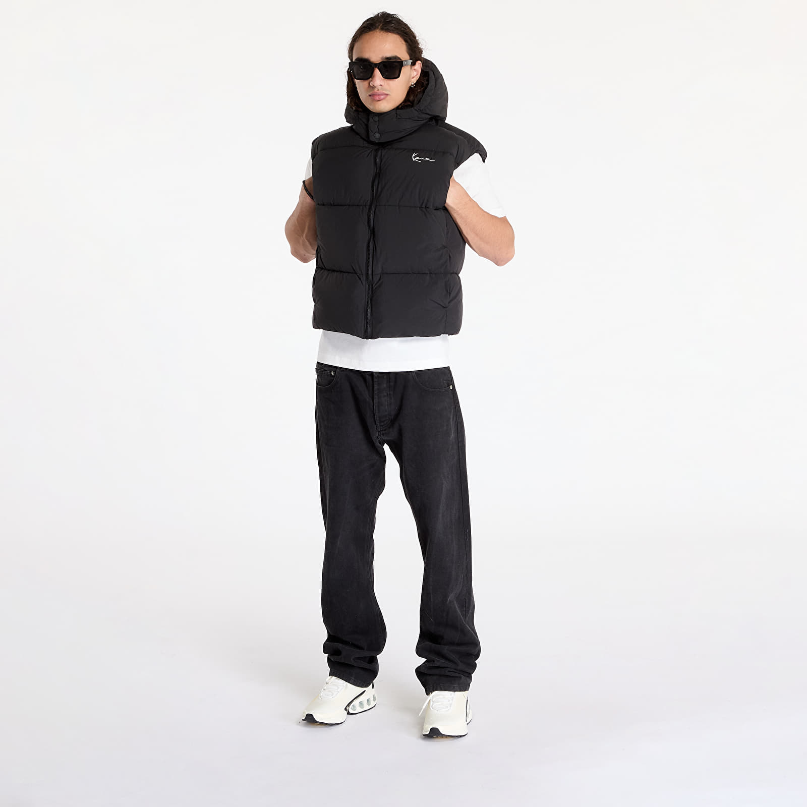 Westen Karl Kani Small Signature Puffer Vest Black