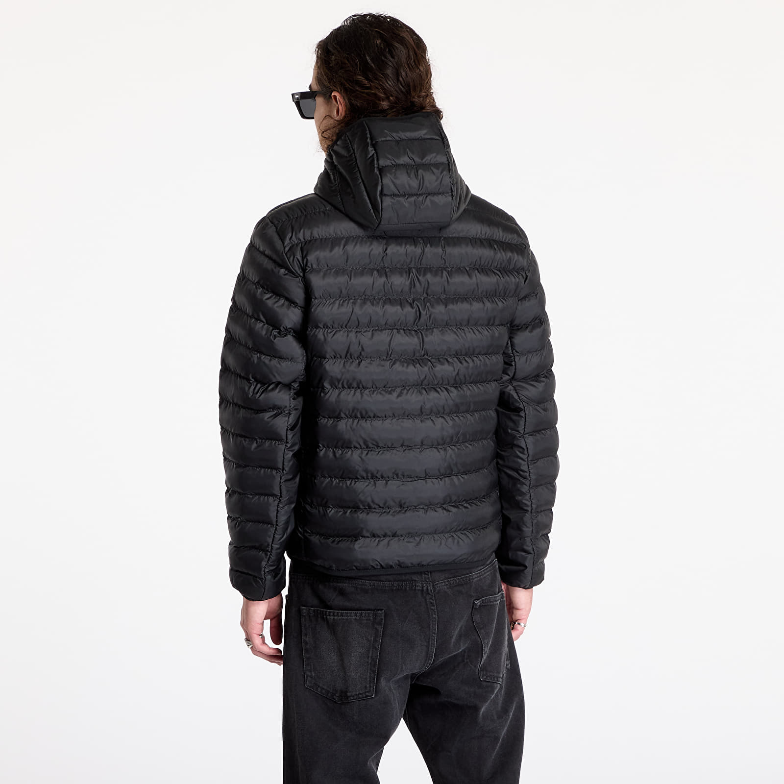 Vīriešu jakas LACOSTE Water-Repellent Quilted Puffed Jacket Black