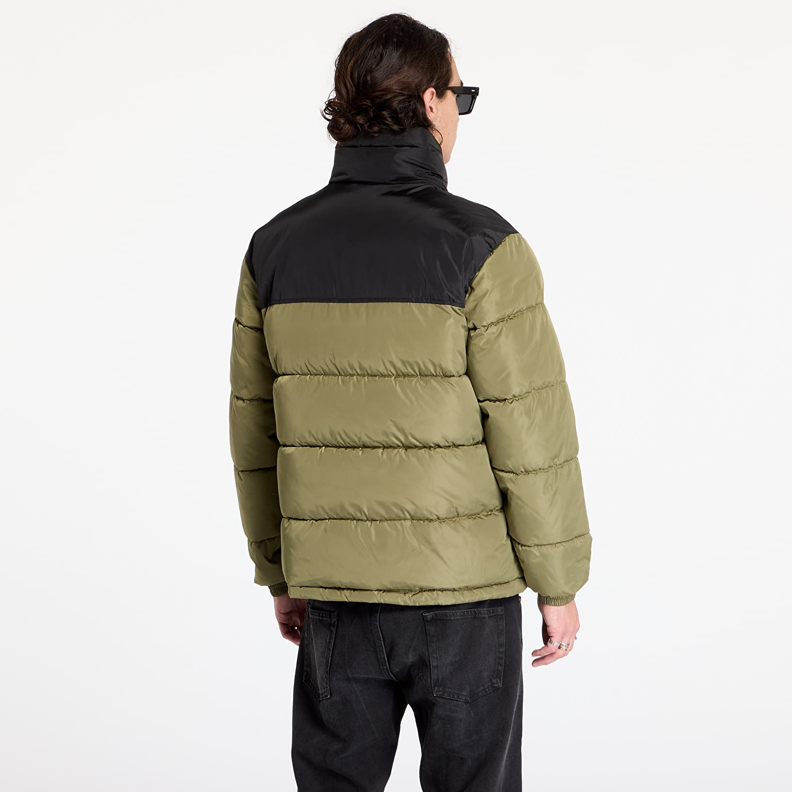 Vestes Karl Kani Retro Essential Puffer Jacket Olive