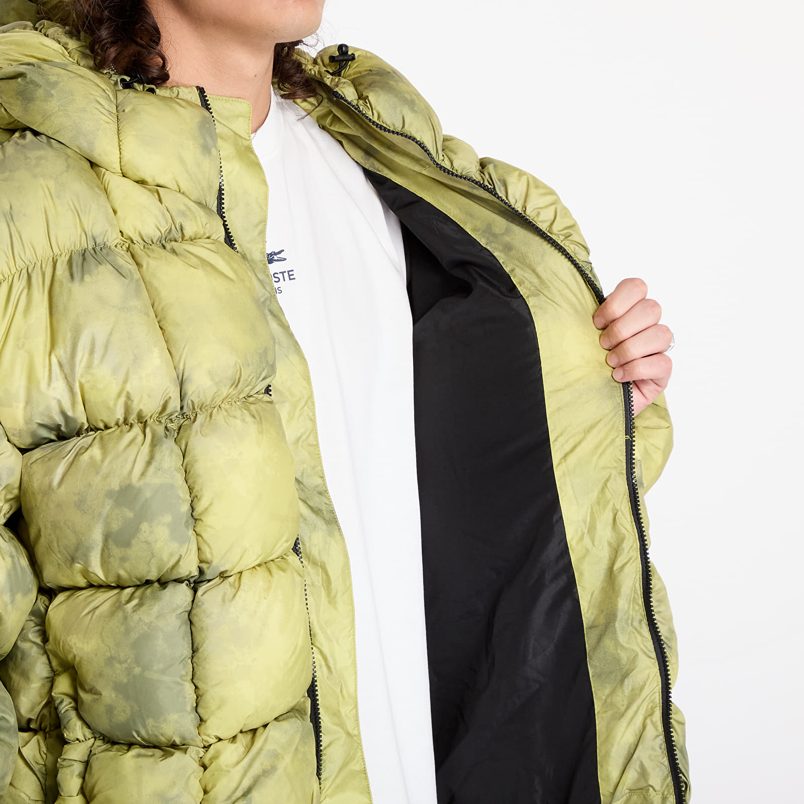 Chaquetas Karl Kani Sport Patch Square Quilted Puffer Jacket Lime Green