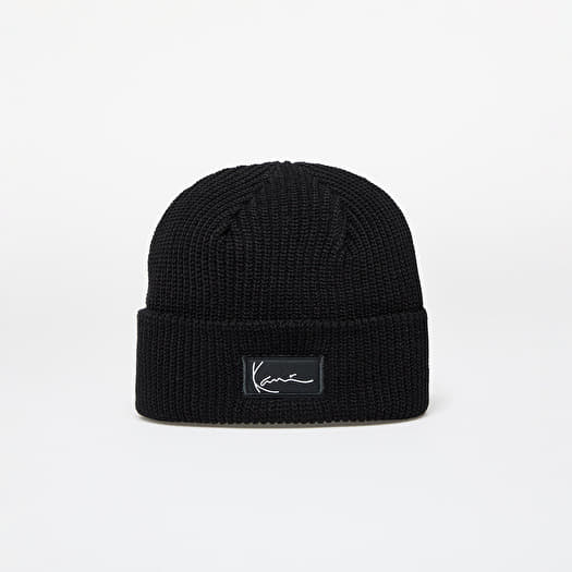 Šešir Karl Kani Woven Signature Essential Fisherman Beanie Black