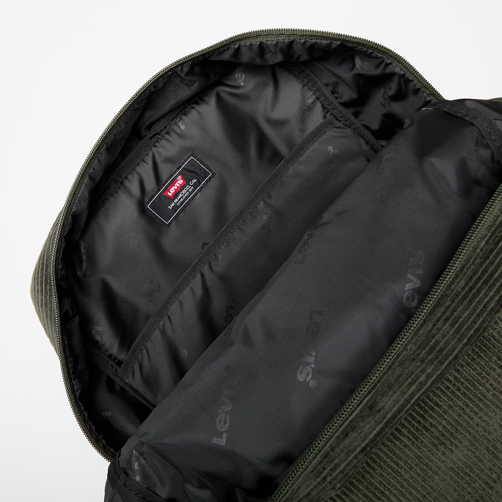 Plecaki Levi’s® L-Pack Large Corduroy Backpack Dark Green
