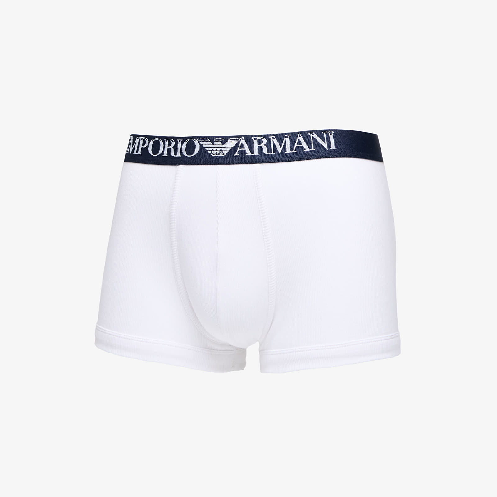 Boxershorts EA7 Emporio Armani Men's Knit Trunk 2-Pack Marine/ Bianco