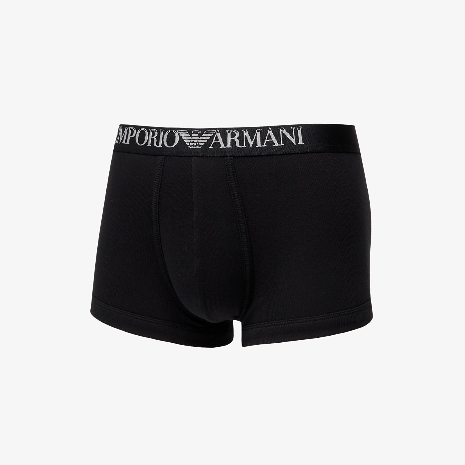 Boksarice  EA7 Emporio Armani Men's Knit Trunk 2-Pack Nero/ Nero