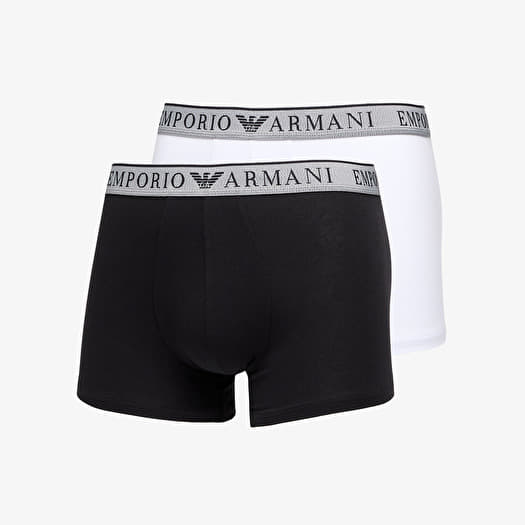 T-shirt EA7 Emporio Armani Men's Knit Trunk 2-Pack Nero/ Bianco