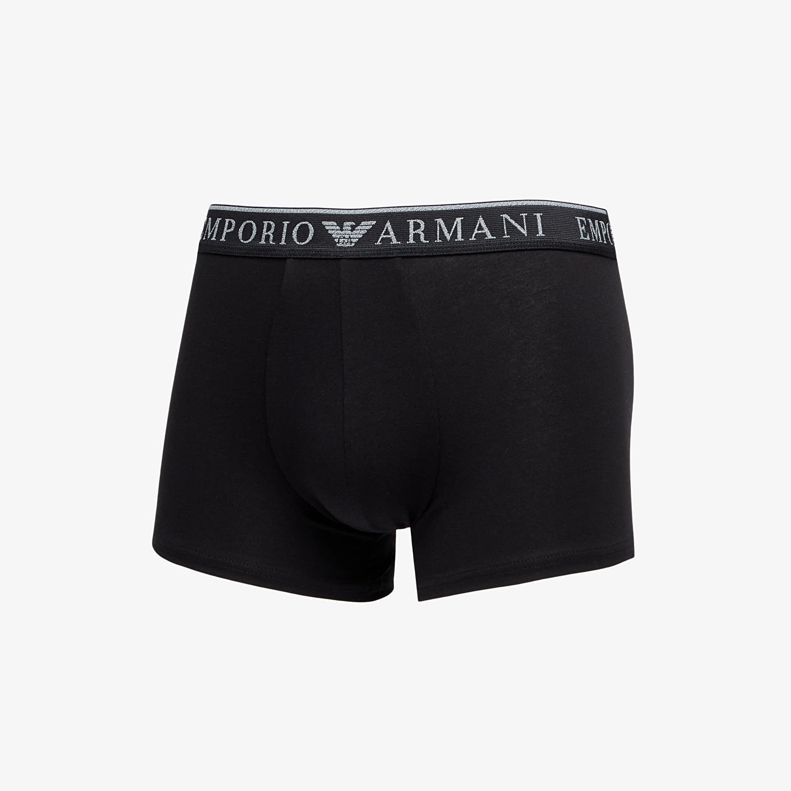 Boxershorts EA7 Emporio Armani Men's Knit Trunk 2-Pack Nero/ Nero