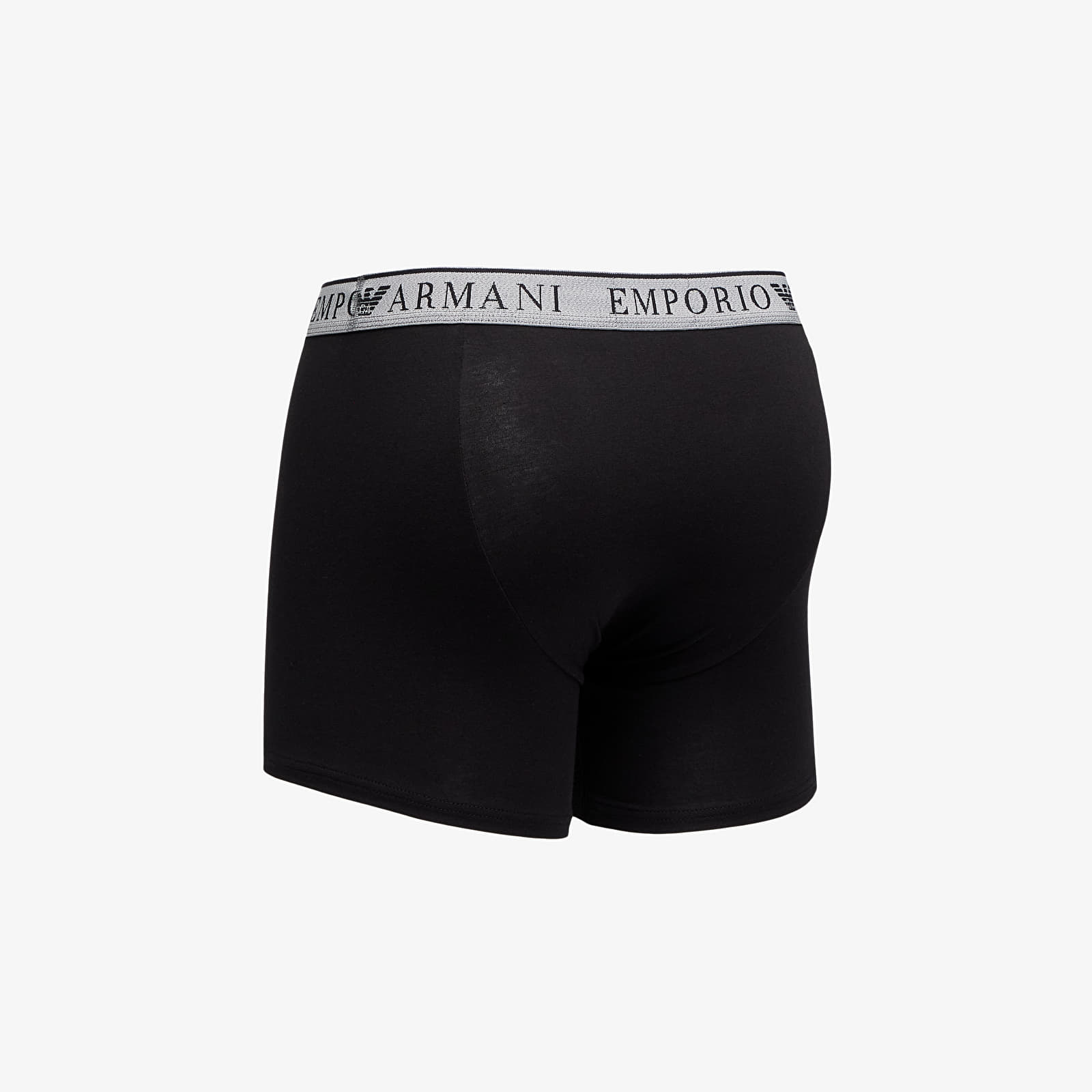 Boxershorts EA7 Emporio Armani Men's Knit Trunk 2-Pack Nero/ Bianco